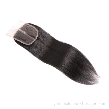 Cheap 4x4 Lace Closure Brazilian Hair, Best Price Wholesale Virgin Brazilian Straight Human Hair Weave Frotnal Closures
